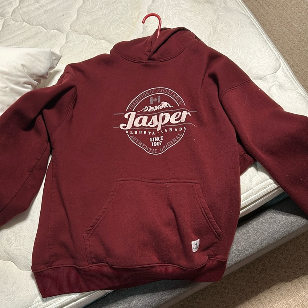 Burgundy Jasper hoodie